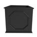Winston Porter Crissman Planter Box Clay & Terracotta in Black | 18 H x 18 W x 18 D in | Wayfair 513F9E3AFDC241B68210491551104561