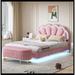 Wrought Studio™ Jonnetta 2 Piece Bedroom Set Upholstered, Metal in Pink | 44.9 H x 64 W x 84.3 D in | Wayfair F686C419077749CDB846BB847ECA001D