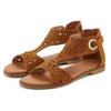 Sandale LASCANA "Sommerschuh", Damen, Gr. 37, braun (camelfarben), Obermaterial: 100% Rindsleder. Futter: 50% Lederimitat, 50% Polyester. Decksohle: 50% Lederimitat, 50% Polyester. Laufsohle: 100% Synthetik, unifarben, klassisch, Schuhe, Sandalette,...