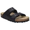 Pantolette JOSEF SEIBEL "Hermine 01", Damen, Gr. 43, schwarz, Leder, klassisch, Schuhe, Plateau Sandale, Sommerschuh, Hausschuh mit komfortablem Fußbett