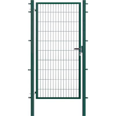 Zauneinzeltür GARDEN 'N' MORE "Einzeltor Excellent", grün, B:100cm H:200cm, Stahl, Tore, 203 cm hoch, grün