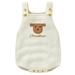 Newborn Baby Boys Girls Overalls Christmas Sleeveless Embroidery Knit Rompers One-piece Clothes