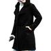 Cathalem Adult Coat Toddler Coats Tan Workout Jacket Winter Coat Lapel Long Sleeve Padded Leather Jacket Vintage Thick Coat Sheepskin 3xl (Black XXXXXL)