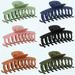 Big Claw Hair Clipper 6PCS Big Claw Hair Clipper Big Claw Clipper Non-slip for Women and Girls Thin Hair Hold Strong for Thick Hair