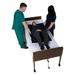 Patient Aid 48 x 28 Tubular Reusable Slide Sheet with Handles | for Patient Transfers Turning and Repositioning in Bed | Sliding Draw Sheets to Assist Moving Elderly & Disabled