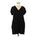 Gap Casual Dress - Shift: Black Solid Dresses - Women's Size Medium