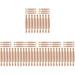 120 Pcs Miniature Rolling Pins Small Wooden Dough Roller for Children Imaginative Play