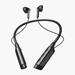 ESULOMP Neck Mounted Bluetooth Headphones Wireless Fitness Running Sports Music Earbuds with Long Battery Life and Intelligent Noise Reduction Supports T-Flash Playing