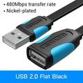 USB Cable USB 3.0 Extension Cable Male to Female 3.0 2.0 USB Extender Cable for PS4 Xbox Smart TV PC USB Extension Cable USB 2.0 Black A10 3m