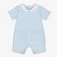 Emile Et Rose Baby Boys Blue Embroidered Cotton Shortie