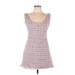 Olivaceous Casual Dress - A-Line Scoop Neck Sleeveless: Pink Dresses - Women's Size Large