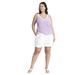 Plus Size Women's Fashion Pleated Shorts W/ Elastic Waistband by ELOQUII in White (Size 22)