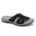 Women's Sissey Vegan Slip On Sandal by JBU in Black (Size 6 1/2 M)