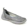 Women's Emma Slip On Flat by JBU in Gunmetal Shimmer (Size 6 M)