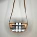 Burberry Bags | Burberry Olympia Shoulder Bag Beige Calfskin Leather Check Like New | Color: Black/Tan | Size: Os