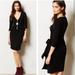 Anthropologie Dresses | Anthropologie Vanessa Virginia Faux Wrap Bodycon Stretch 3/4 Sleeve Dress Sz Xs | Color: Black | Size: Xs