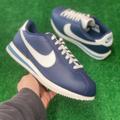 Nike Shoes | Nike Cortez Low Mens Casual Sneaker Shoes Blue Dm4044-400 Vnds Size 10 | Color: Blue/White | Size: 10