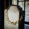J. Crew Jewelry | Jcrew Oversized Rolo Link Necklace Bold Goldtone | Color: Gold | Size: Os
