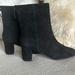 J. Crew Shoes | J. Crew Willa Kid Suede Ankle Boots In Black Size 8 | Color: Black | Size: 7
