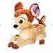 Disney Toys | Bambi With Butterfly Medium Soft Toy Disney Store Plush | Color: Red/Tan | Size: Osg