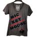 Disney Tops | Disney Store Tshirt V Neck Tee M-I-C-K-E-Y Mouse Grey Red Black Xs | Color: Black/Red | Size: Xs