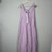 Free People Dresses | Free People Lilac Frankie Pintuck Maxi Dress In M | Color: Purple/White | Size: M