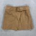 Free People Skirts | Free People Skirt Womens 6 Brown Faux Leather Straight Casual Pencil Buckle | Color: Tan | Size: 6