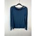 Athleta Tops | Athleta Long Sleeve Top Navy Blue Size Small | Color: Blue | Size: Small