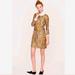 J. Crew Dresses | J. Crew 100% Silk Jules Paisley Print Shift Dress, Sz 6 | Color: Gold/Orange | Size: 6