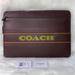 Coach Accessories | Coach Laptop Case With Coach Stripe New | Color: Brown | Size: Os