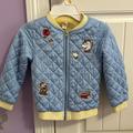 Disney Jackets & Coats | Extremely Cute And Unique Quilted Disney Jacket, Great Condition. | Color: Blue/Yellow | Size: 5/6 Yo