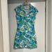 Lilly Pulitzer Dresses | Lilly Pulitzer Rayna Polo Dress Sweet & Sour Lemon Lime Dress - Size Small | Color: Blue/Green | Size: S