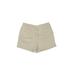 Ann Taylor LOFT Shorts: Tan Print Bottoms - Women's Size 4 - Light Wash