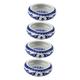 VILLCASE 4pcs Brush Wash Painting Brush Cleaner Creative Ink Saucer Calligraphy Painting Ink Bowls Printing Ink Plate Decorative Tray Ceramic Water Pot Office Multifunction Ink Pen Ceramics