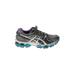 Asics Sneakers: Gray Color Block Shoes - Women's Size 8 - Almond Toe