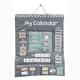 Fiesta Crafts Grey Fabric Calendar - Learn the days of the week and months - Daily Fun Activity