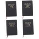 NUOBESTY 4pcs 2023 Plan Book The Notebook 2023 Monthly Planner Office Planner Notepad Calendar 2022-2023 Daily Academic Planner Paper Household Note Book Office Supplies Major Student Books