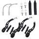 Milisten 6 Pairs Mountain Bike v Brake Bike Brake Caliper Adjusting v Brakes Brake Clamp Rear Fixie Bike Brake Kit Universal Brake And Cable Brakes Universal Bike Brakes Steel Accessories