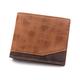 SSWERWEQ Leather Wallets for Men Mens Wallets Leather Tri-fold Short Wallet Male Retro Business Coin Purse Bag Multifunctional Card Wallet (Color : Brown)