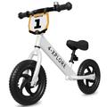4-Xplore Kids Balance Bike - Toddler Bike with Push Handle, Adjustable Seat, Customizable Plate & All-Terrain Tires - Durable Kids Bike Holds Up to 110lbs, Kids Exercise Bike for 18 Months to 5 Years