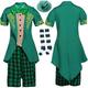 HEMOTON Leprechaun Costume St Patrick's Day Costume Fairy Costume Kidcore Clothes Charming St Patricks Day Accessories Kids Clothes Leprechaun Hat Pants Suit St. Patrick's Costume Cosplay