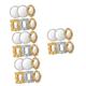 Toyvian 24 Pcs Mirror Baby Doll Toys Dollhouse Mirror 1 12 Scale Dollhouse Bathroom Mirror Mini Decor Mini Toy Furniture Doll House Mirror Ornament Picture Car Resin