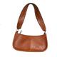 WEVRMQDY Handbags & Shoulder Bags Vintage Women Pu Leather Moon Shoulder Bag Casual Tote Handbags Purse Design Hobo Crescent Bag Clutch Shopper Bag-Brown C 24X13X8Cm