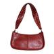 WEVRMQDY Handbags & Shoulder Bags Vintage Women Pu Leather Moon Shoulder Bag Casual Tote Handbags Purse Design Hobo Crescent Bag Clutch Shopper Bag-Red C 24X13X8Cm