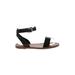 Aldo Sandals: Black Solid Shoes - Women's Size 6 1/2 - Open Toe