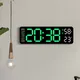 Grande horloge murale numérique LED température et humidité affichage de la semaine luminosité