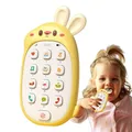 Jouet de téléphone portable en forme de lapin mignon pour enfants de la maternelle jouet d'oreille