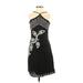 AZ3 inc. Casual Dress - Mini: Black Graphic Dresses - Women's Size 2