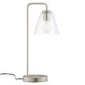 Modway Glass Table Lamp Glass in Gray | 20 H x 6.5 W x 9 D in | Wayfair 665924554550