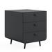 Infinity Metal Nightstand Metal in Black | 19.69 H x 15.75 W x 17.72 D in | Wayfair INFINITY-aa-200